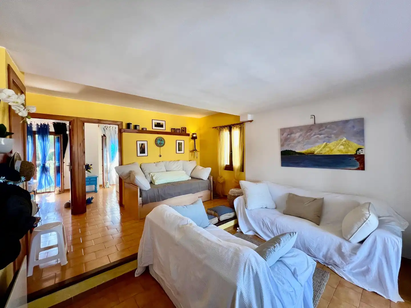 Sala d'estar de Apartament en venda en Andratx amb Terrassa, Traster i Piscina comunitària