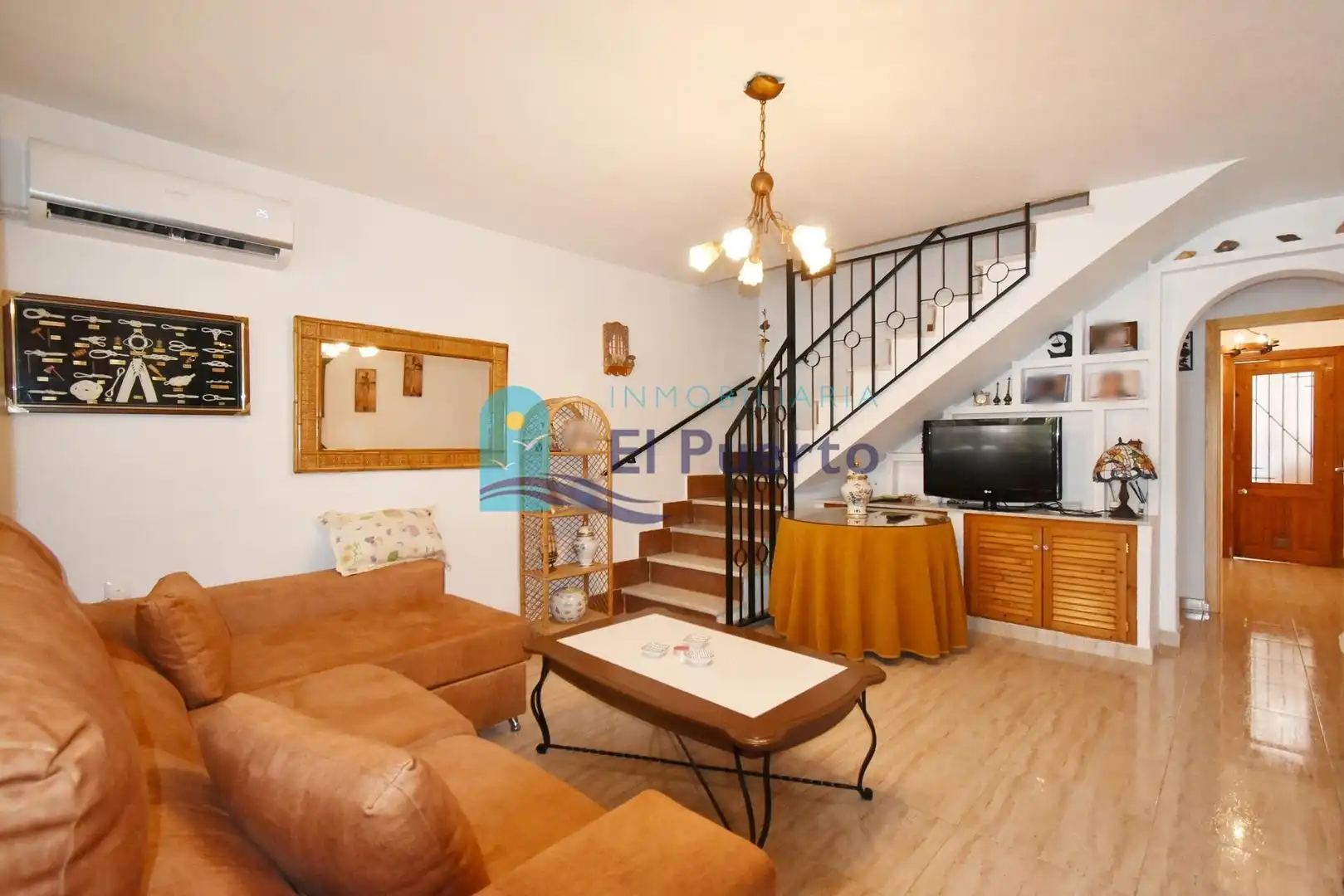 Sala de estar de Dúplex en venta en Mazarrón con Aire acondicionado, Calefacción y Jardín privado