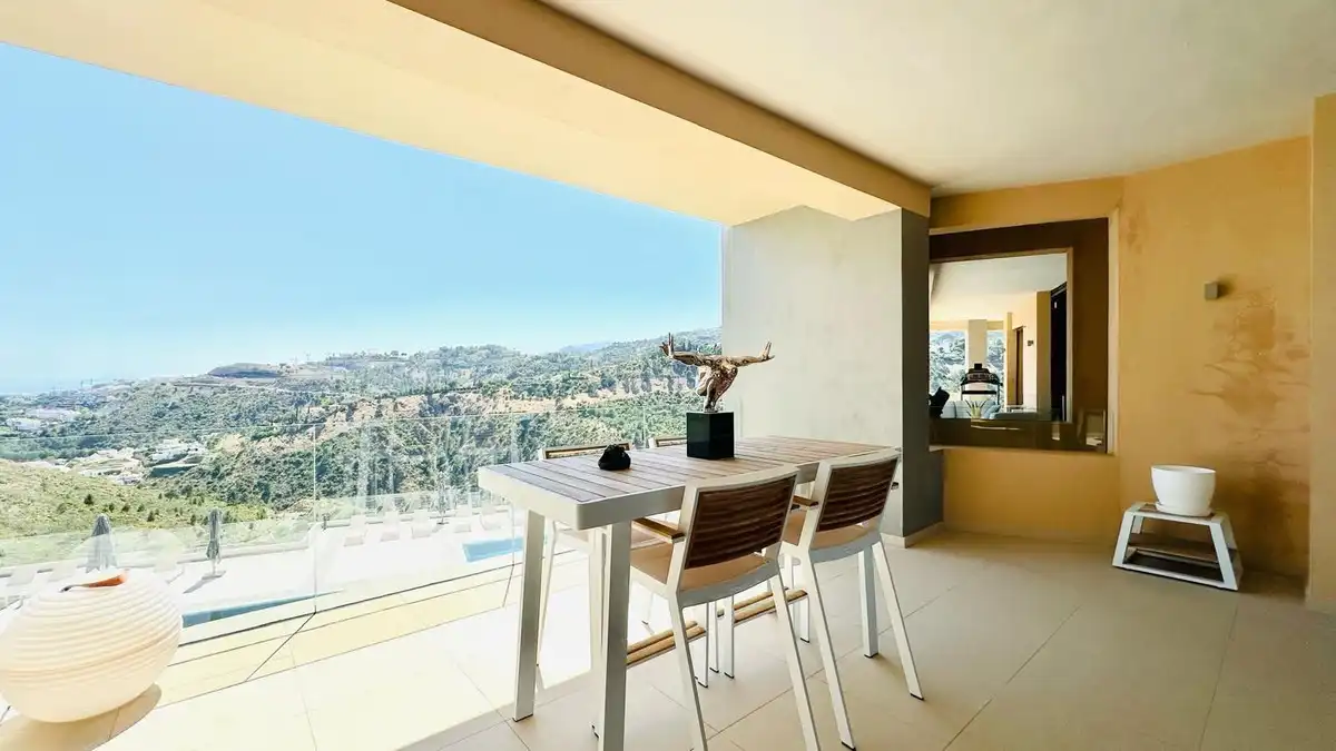 Terrace of Flat for sale in Mijas  with Air Conditioner, Terrace and Storage room