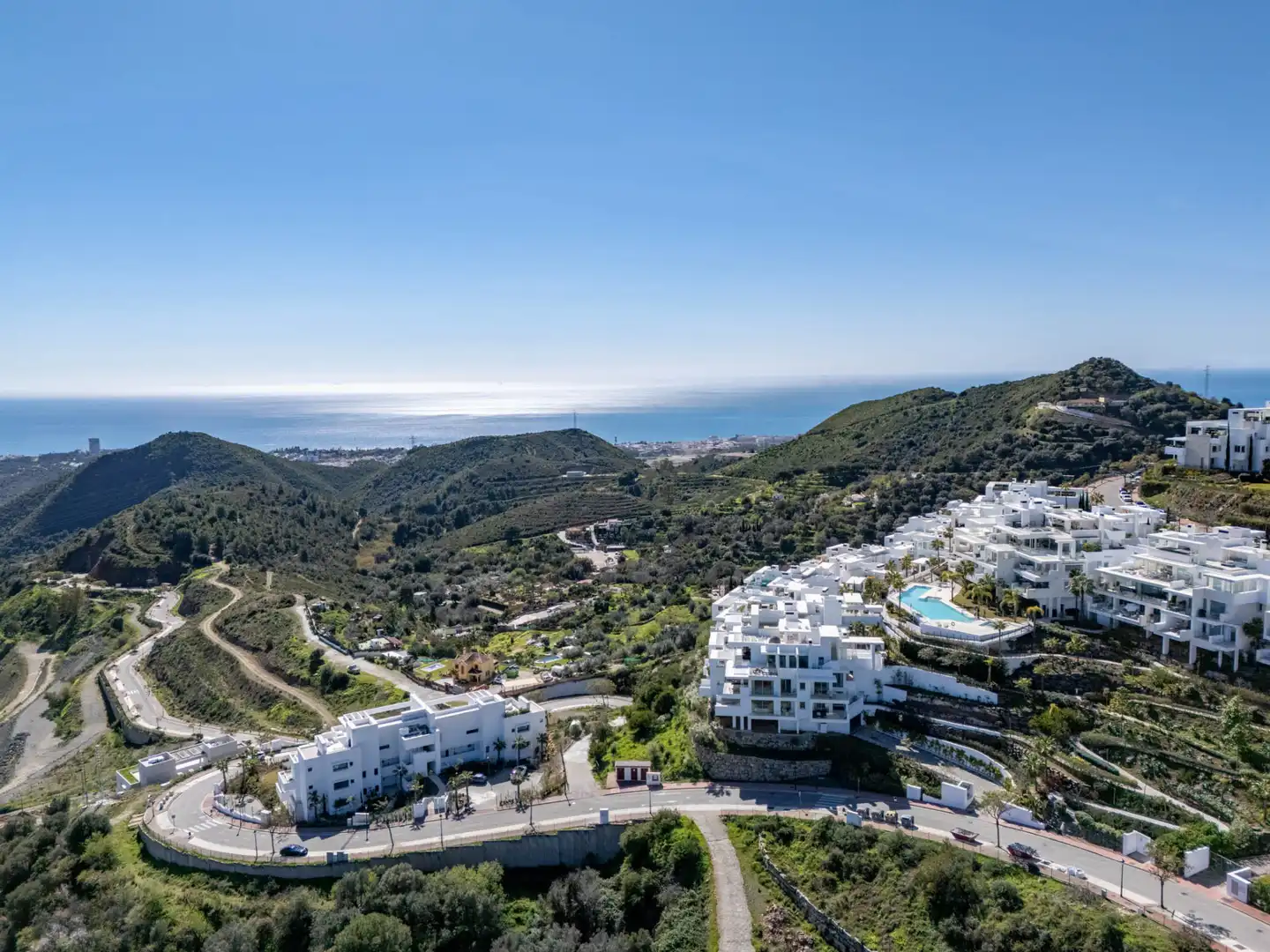 Vista exterior de Planta baja en venta en Ojén con Aire acondicionado, Jardín privado y Terraza