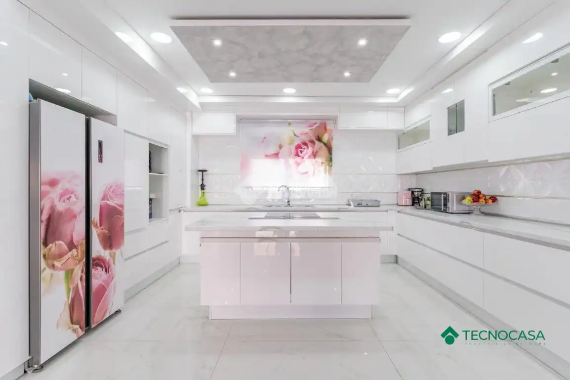Cocina de Casa adosada en venta en Vícar con Aire acondicionado, Trastero y Piscina