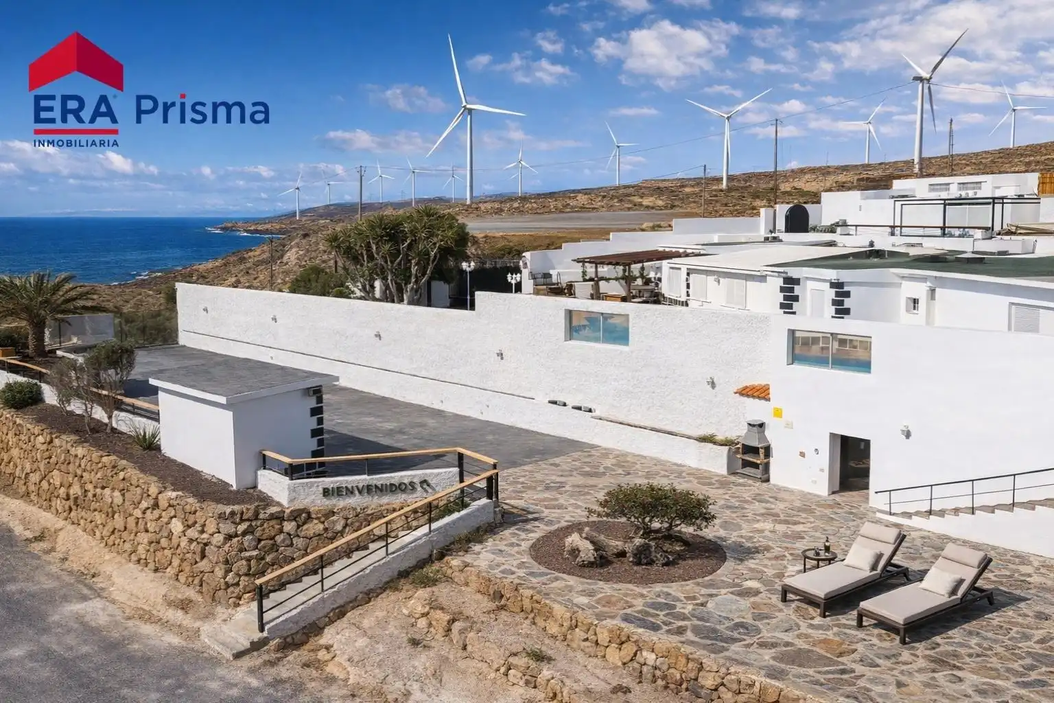 Vista exterior de Casa o chalet en venta en Fasnia con Aire acondicionado, Jardín privado y Piscina