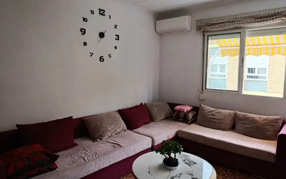 Sala de estar de Piso de alquiler en Alfafar con Aire acondicionado y Amueblado