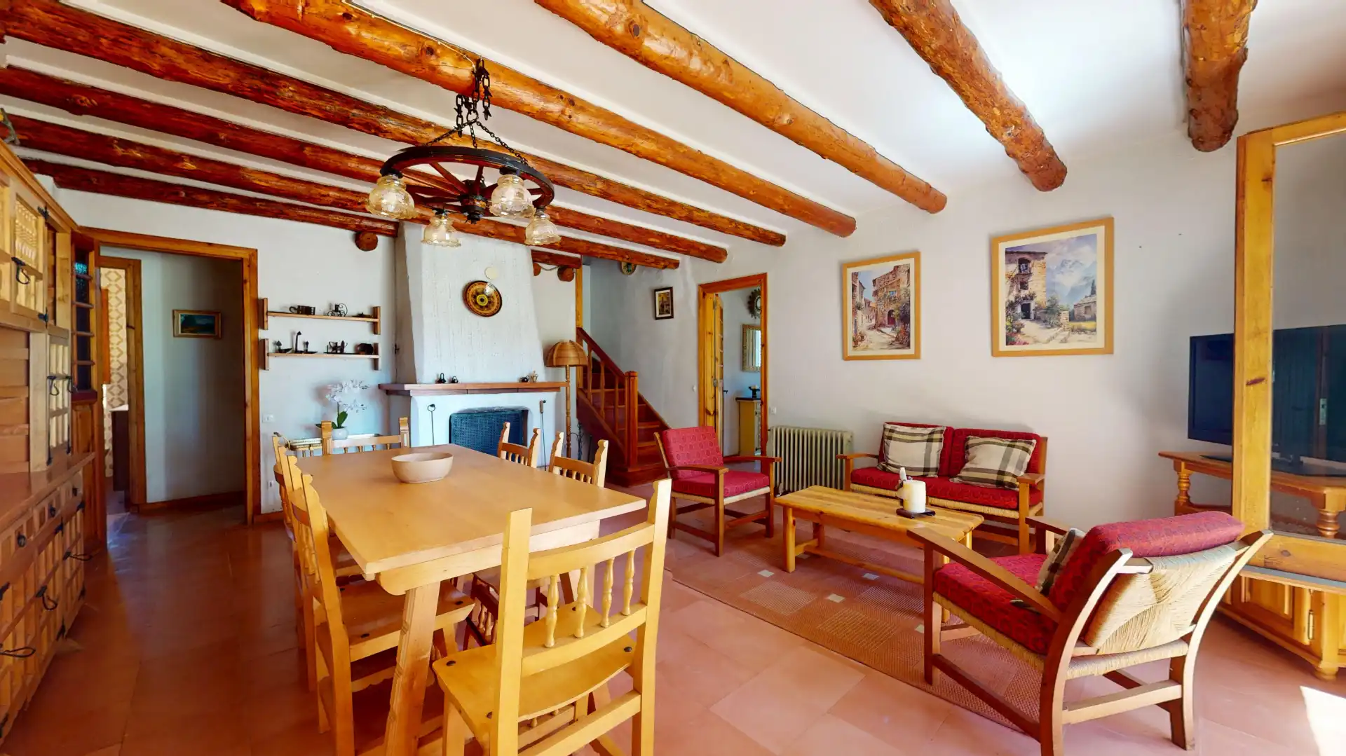 Comedor de Casa o chalet en venta en Prades con Calefacción, Jardín privado y Terraza