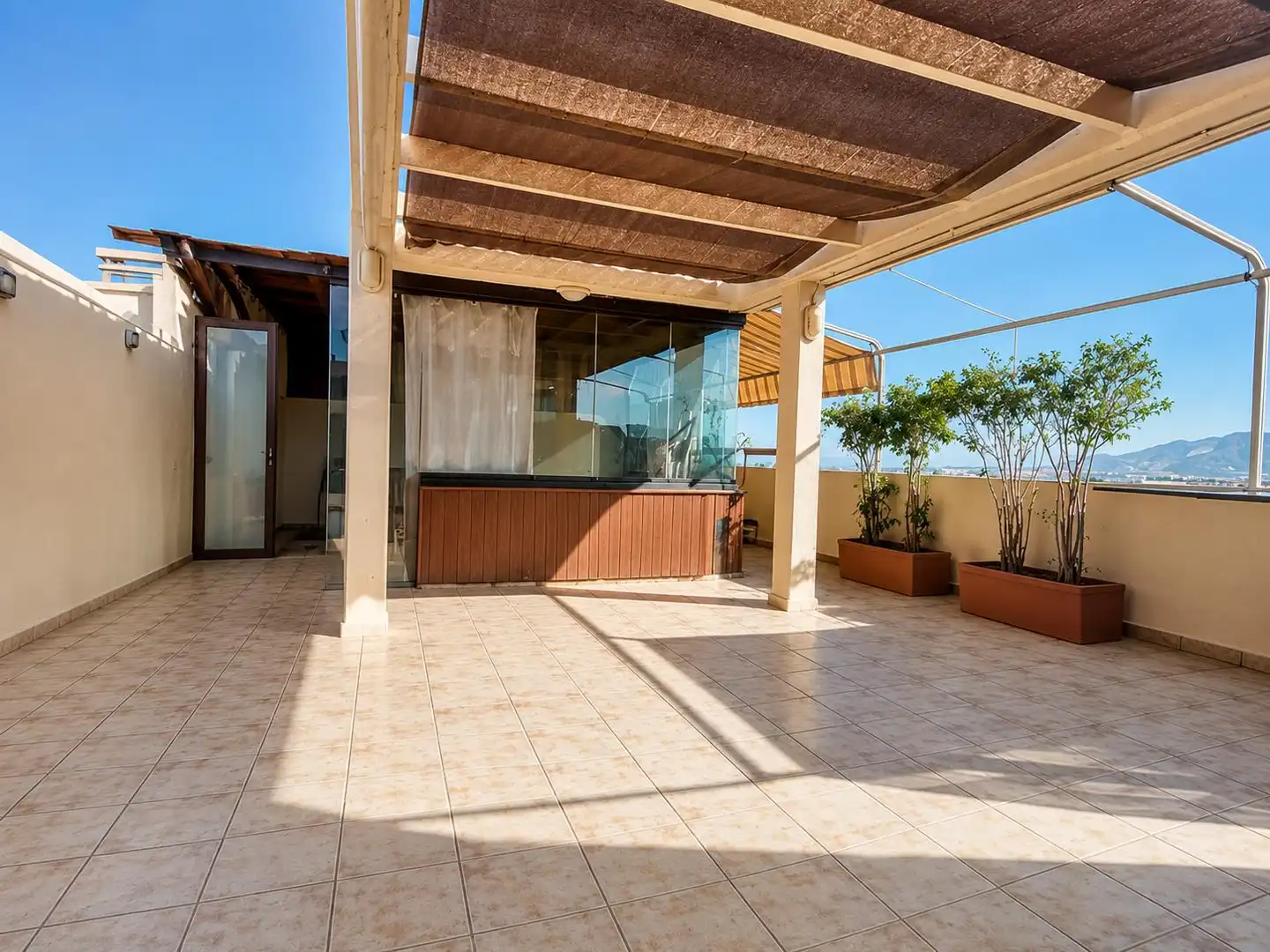 Terraza de Ático de alquiler en Málaga con Jardín privado, Terraza y Amueblado
