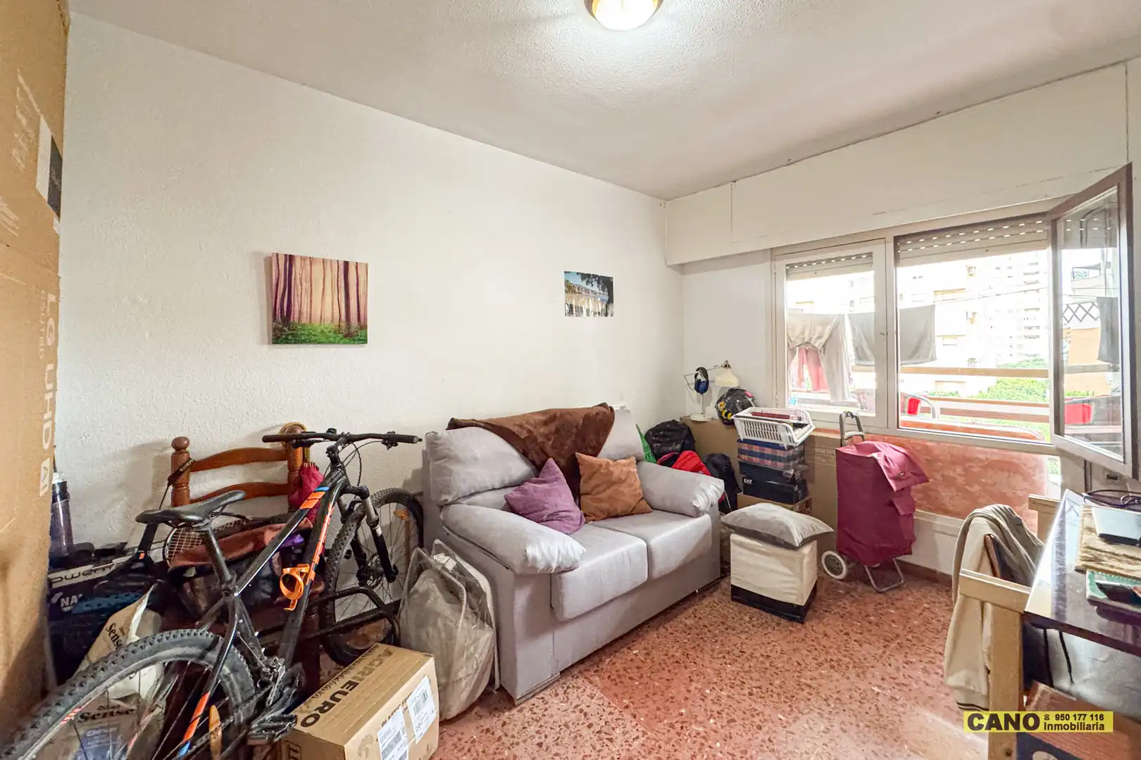 Sala de estar de Piso en venta en Roquetas de Mar con Aire acondicionado, Calefacción y Terraza