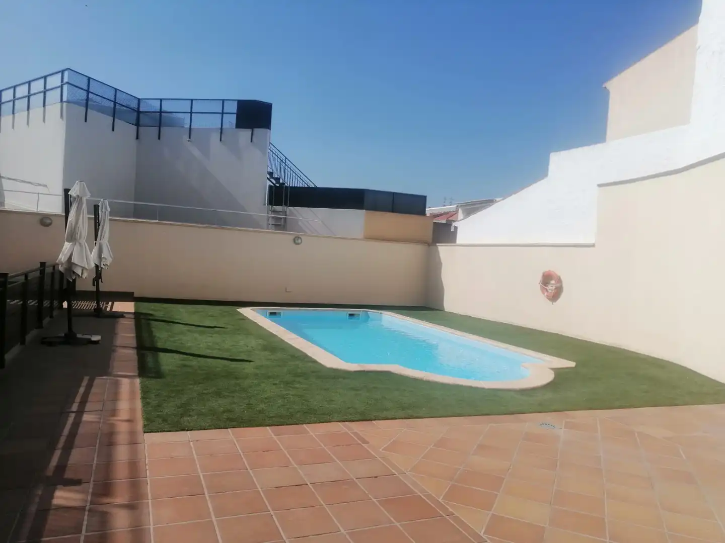Swimming pool of Flat for sale in Guadix  with Heating, Parquet flooring and Furnished