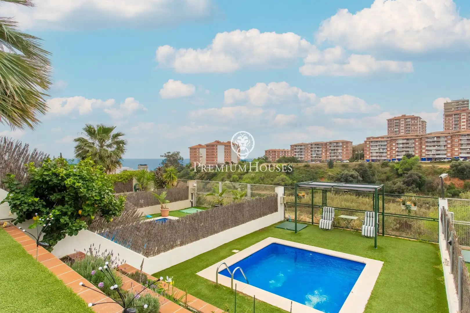 Swimming pool of Detached homes for sale in Montgat  with Heating, Private garden and Terrace