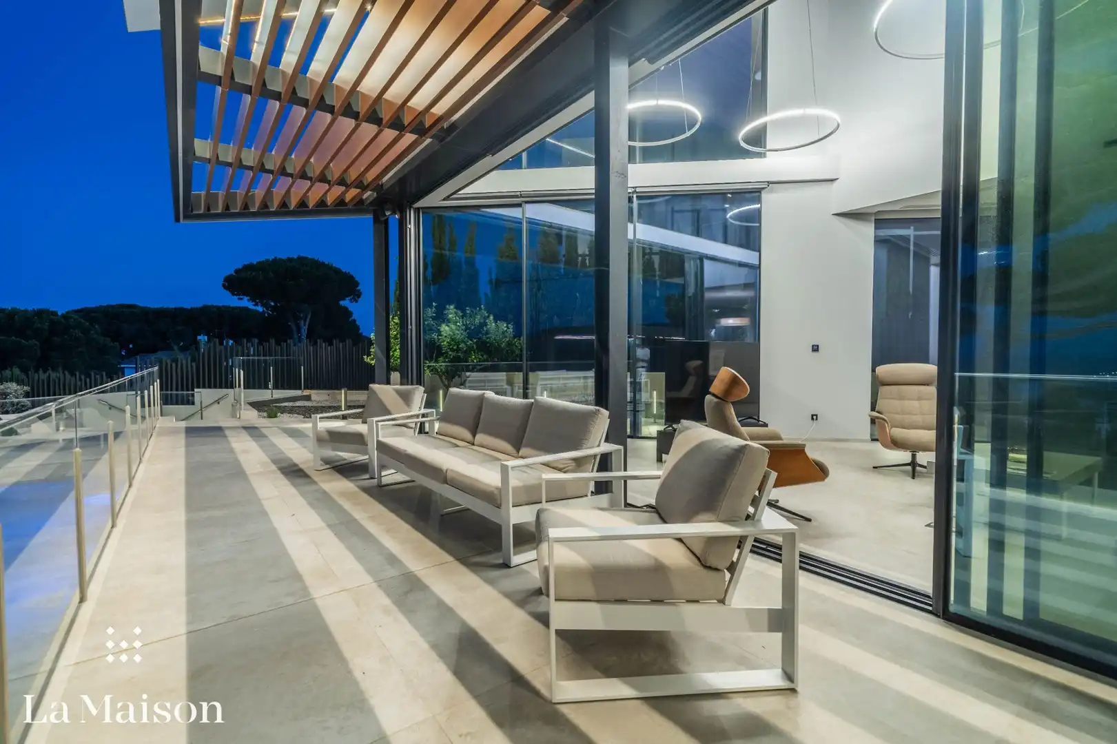 Terraza de Casa o chalet en venta en Caldes d'Estrac con Aire acondicionado, Calefacción y Jardín privado