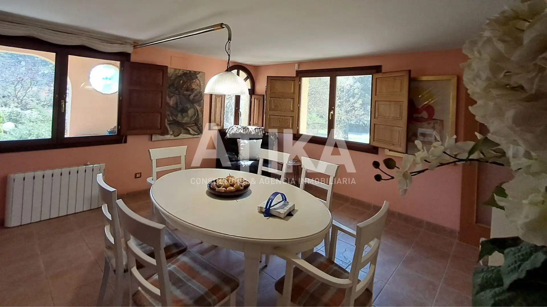 Dining room of Houses for rent in Ontinyent  with Heating, Private garden and Furnished