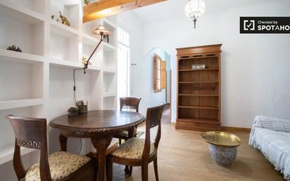 Dining room of Flat to rent in  Madrid Capital  with Air Conditioner, Heating and Furnished