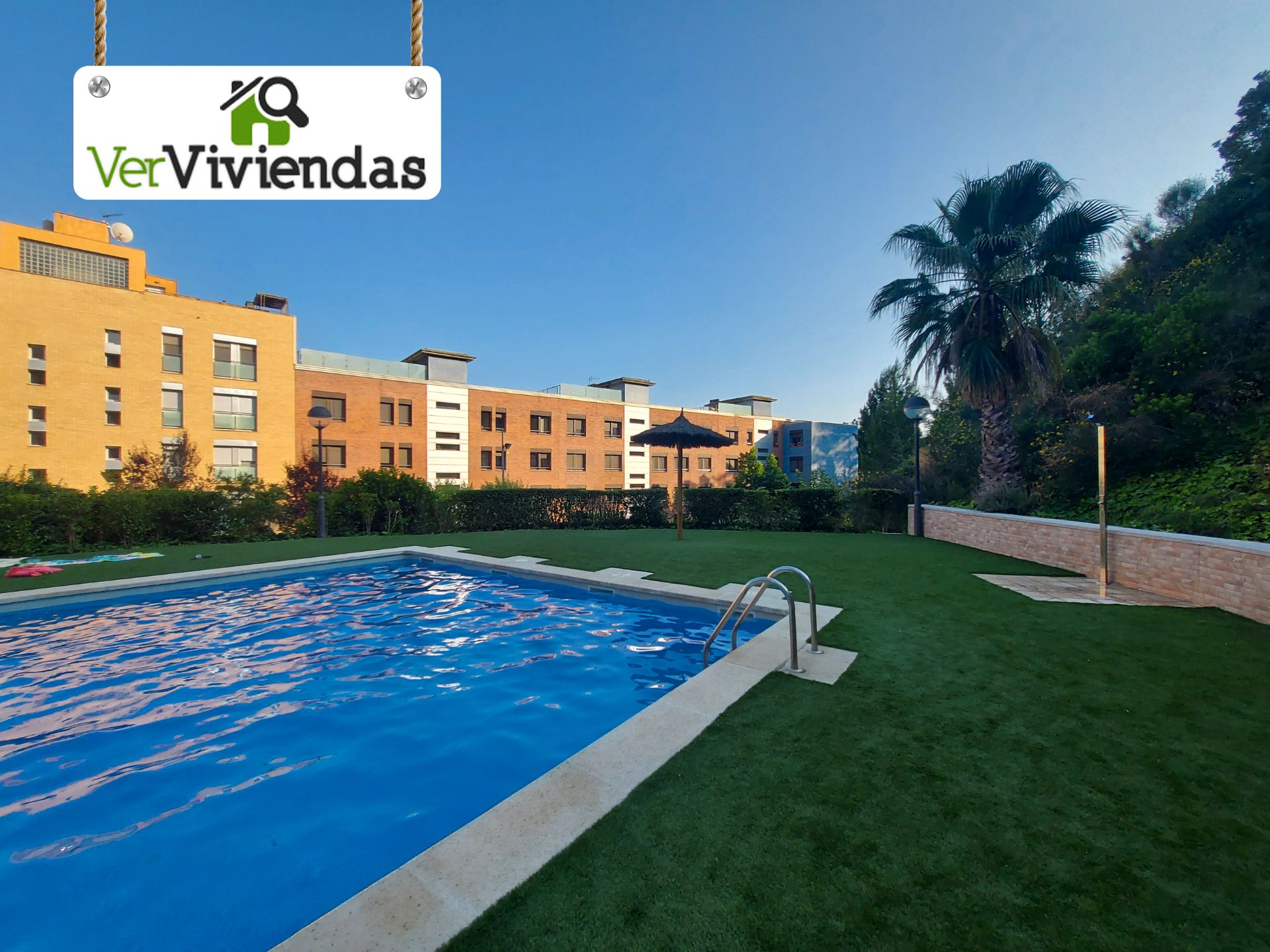 Swimming pool of Flat for sale in Molins de Rei  with Heating, Private garden and Parquet flooring