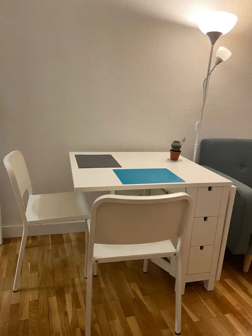 Jardí de Apartament de lloguer en Madrid amb Calefacció, Moblat i Forn