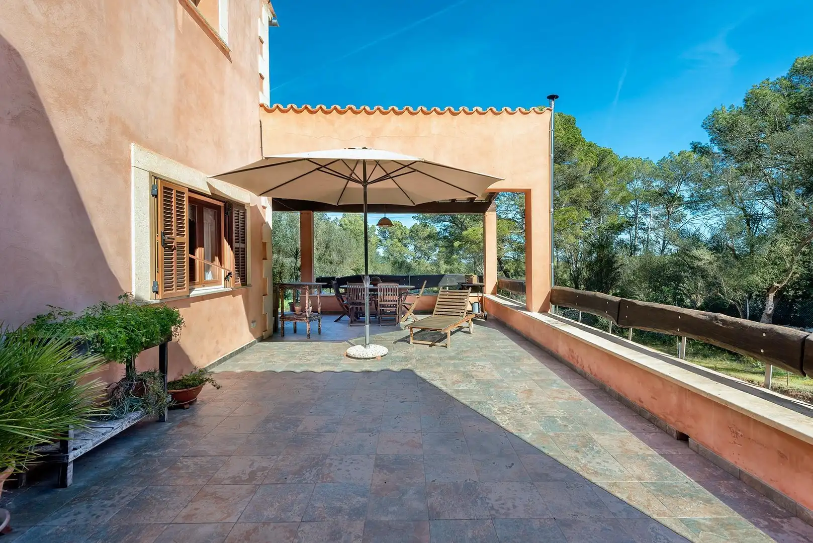 Terraza de Finca rústica en venta en Sencelles con Calefacción, Jardín privado y Terraza