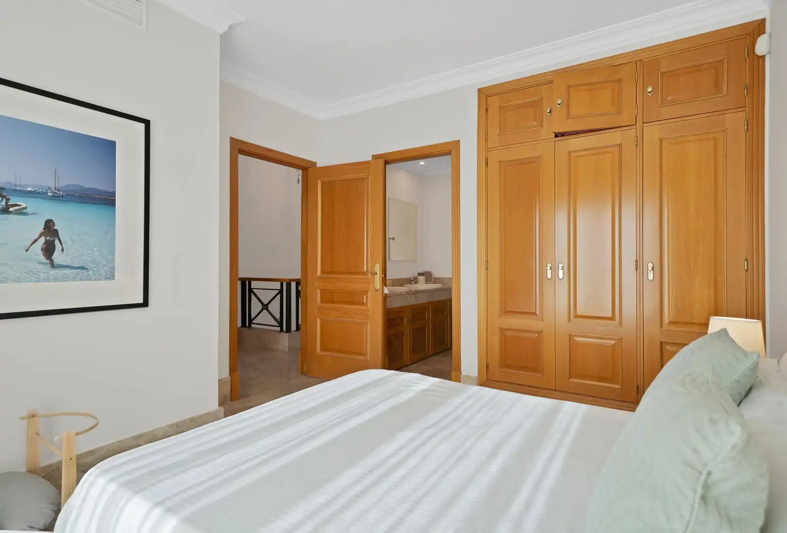 Dormitori de Casa adosada de lloguer en Marbella amb Calefacció, Jardí privat i Terrassa