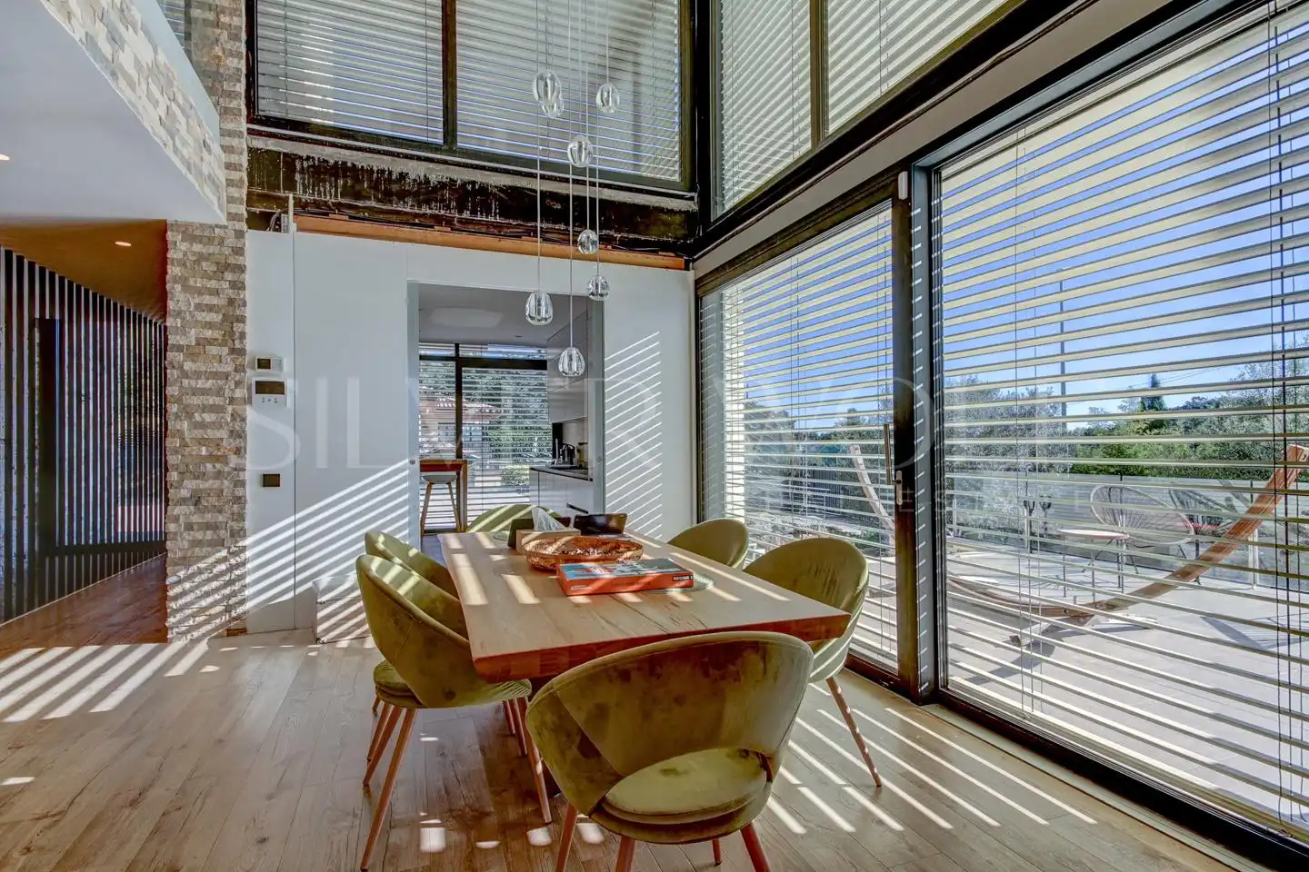 Comedor de Casa o chalet en venta en Begues con Aire acondicionado, Calefacción y Jardín privado
