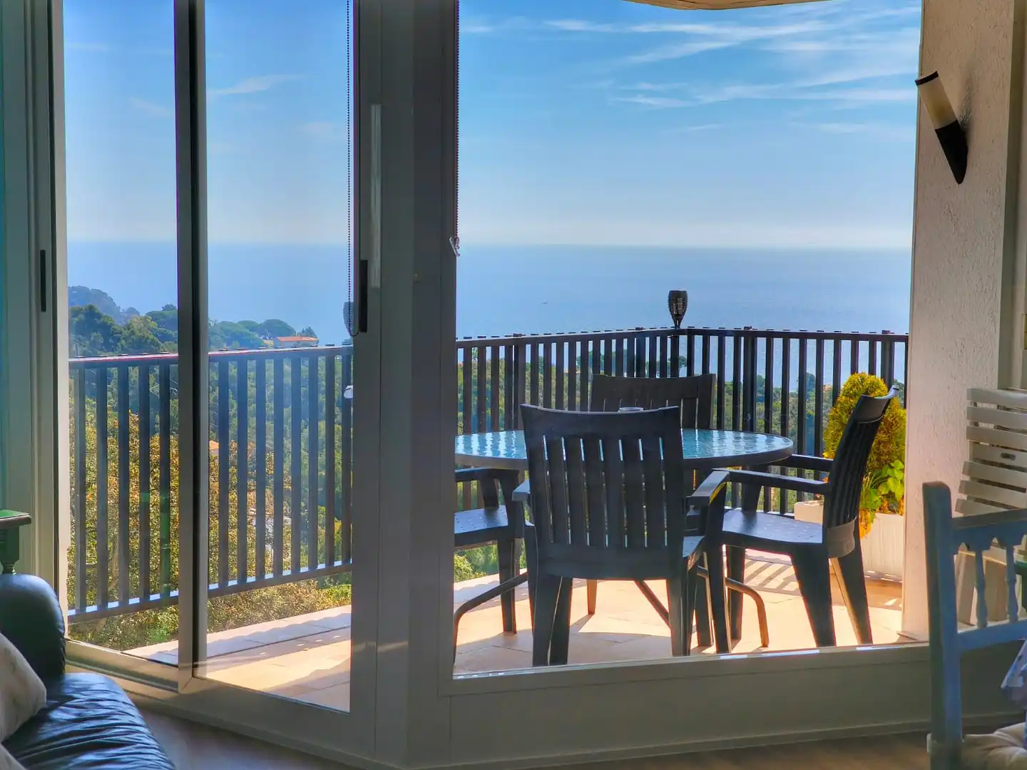 Terrasse von Wohnung zum Verkauf in Lloret de Mar mit Heizung, Privatgarten und Terrasse