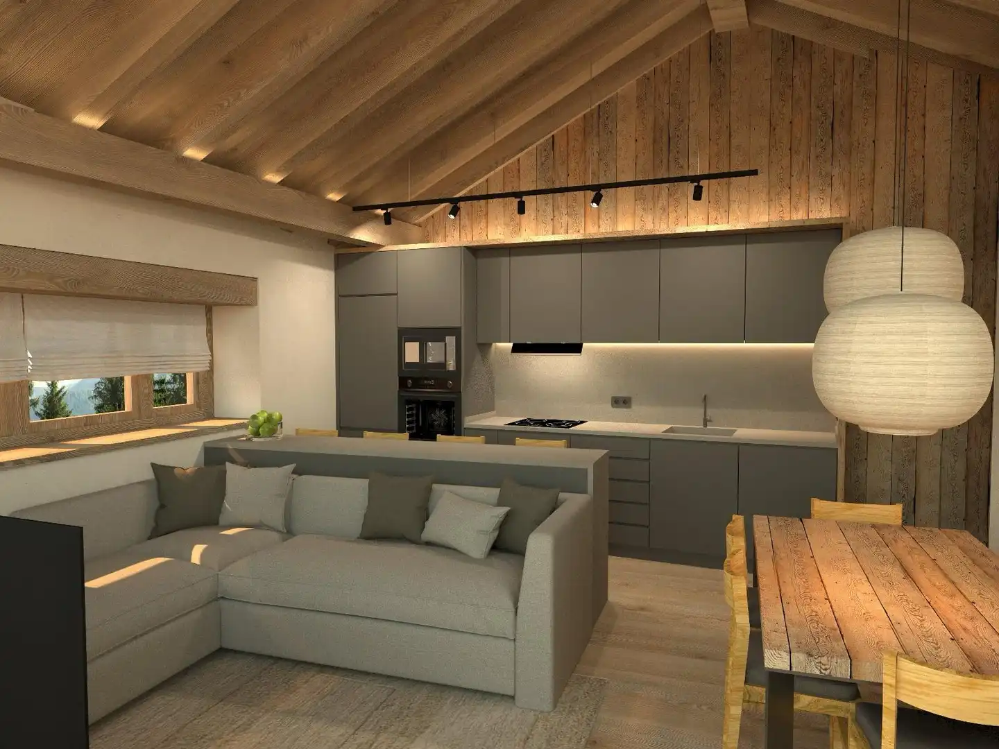 Cocina de Casa o chalet en venta en Espot con Parquet, Amueblado y Horno