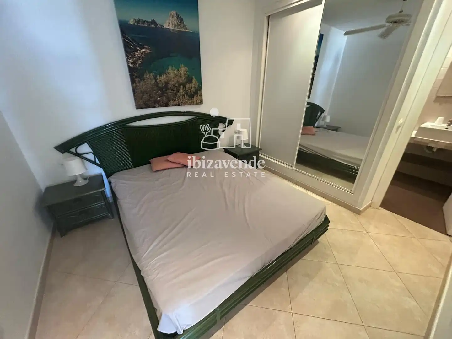 Bedroom of Flat for rent in Sant Josep de sa Talaia  with Air Conditioner, Heating and Terrace