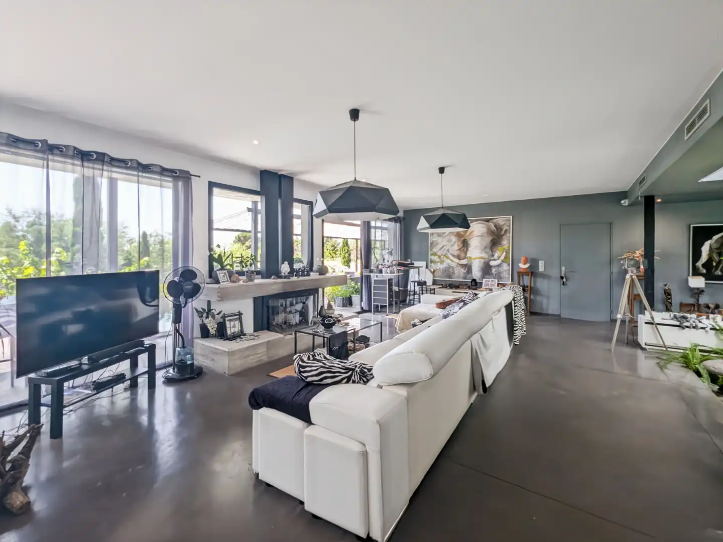 Living room of Houses for sale in Mollet de Peralada  with Air Conditioner, Heating and Terrace