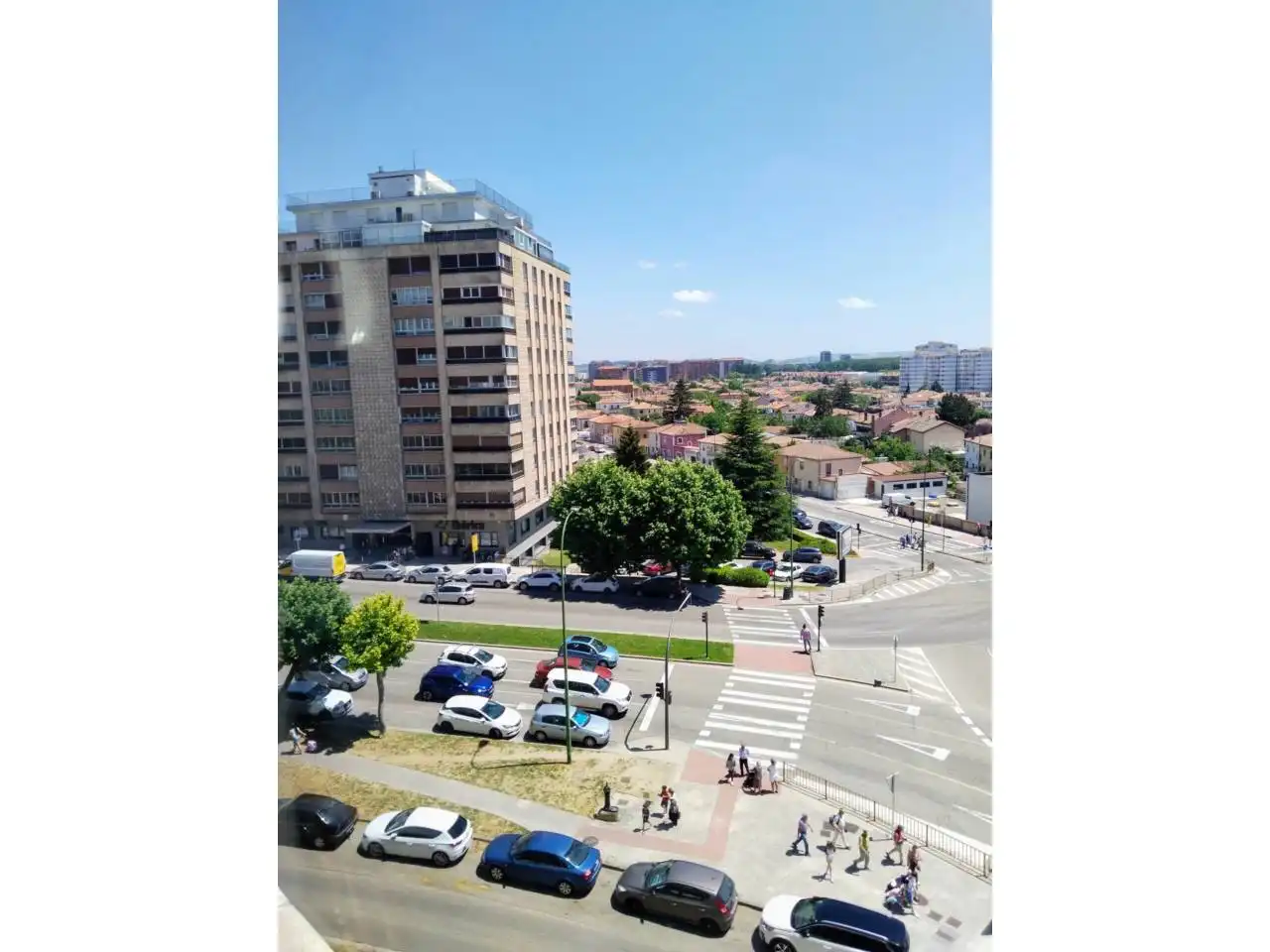 Exterior view of Flat for rent in Burgos  with Heating, Parquet flooring and Terrace