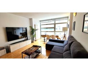 Living room of Flat for sale in Badalona  with Air Conditioner, Heating and Parquet flooring