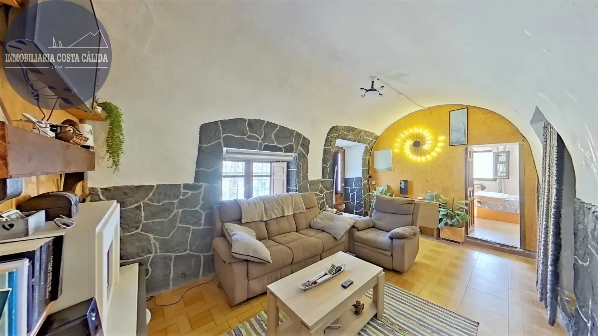 Sala de estar de Finca rústica en venta en Pulpí con Jardín privado, Terraza y Trastero