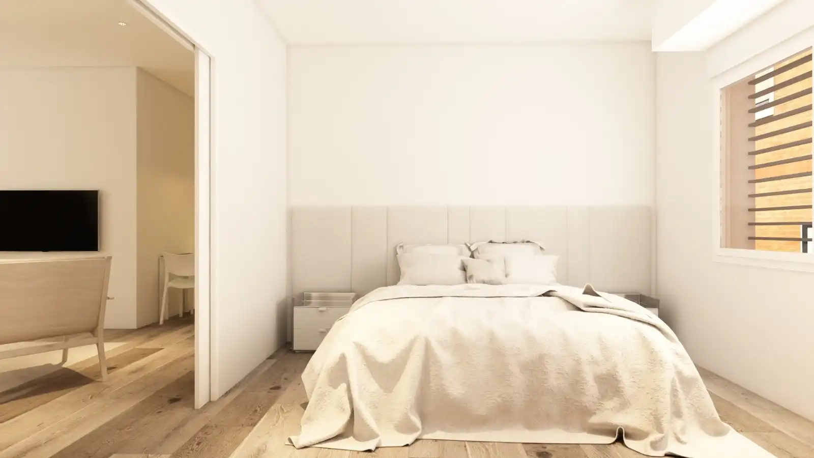 Bedroom of Flat for sale in Terrassa  with Air Conditioner, Oven and Microwave
