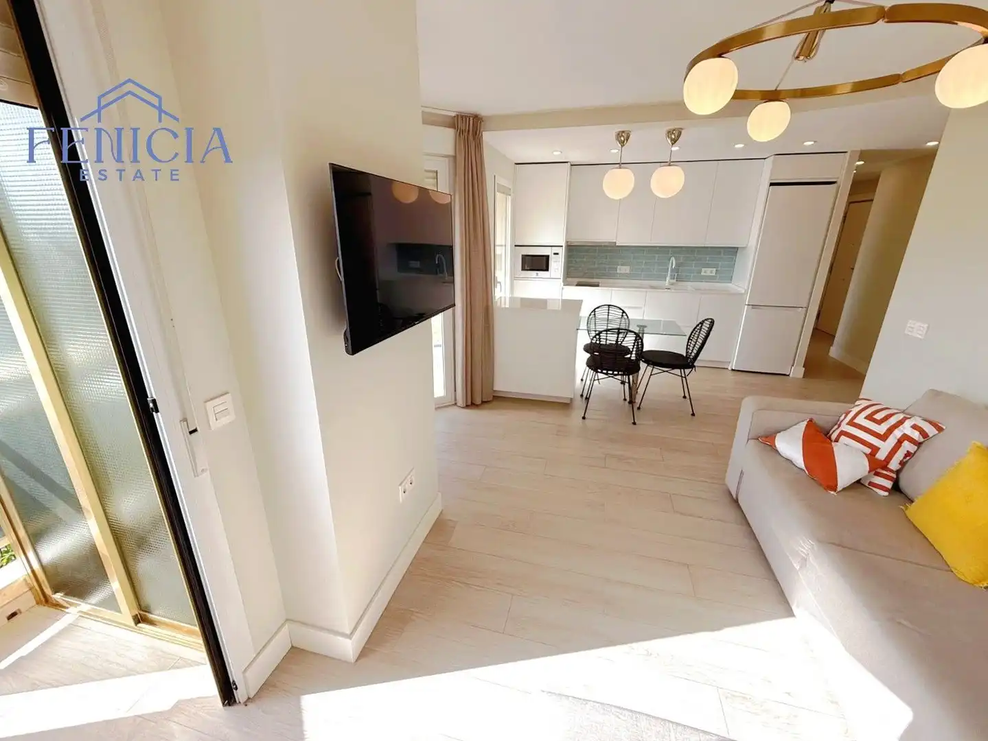 Living room of Flat for rent in Almuñécar  with Terrace, Furnished and Community pool