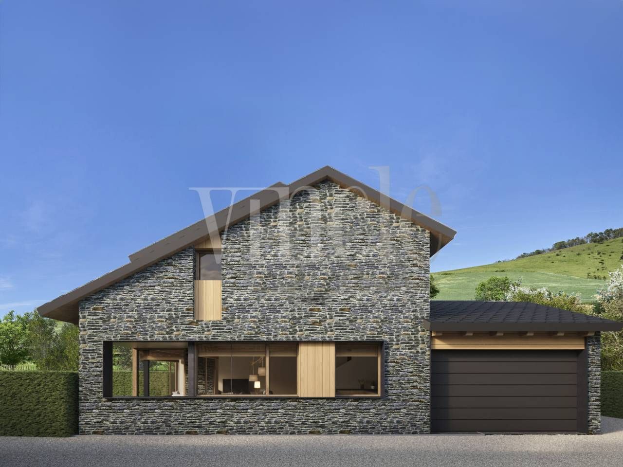 Vista exterior de Casa o xalet en venda en Bellver de Cerdanya amb Calefacció, Jardí privat i Parquet