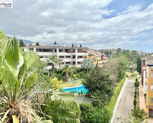 Exterior view of Planta baja to rent in Marbella  with Air Conditioner, Private garden and Terrace