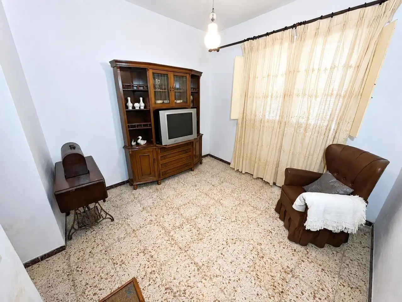 Sala de estar de Casa o chalet en venta en Puebla de la Calzada con Jardín privado y Terraza