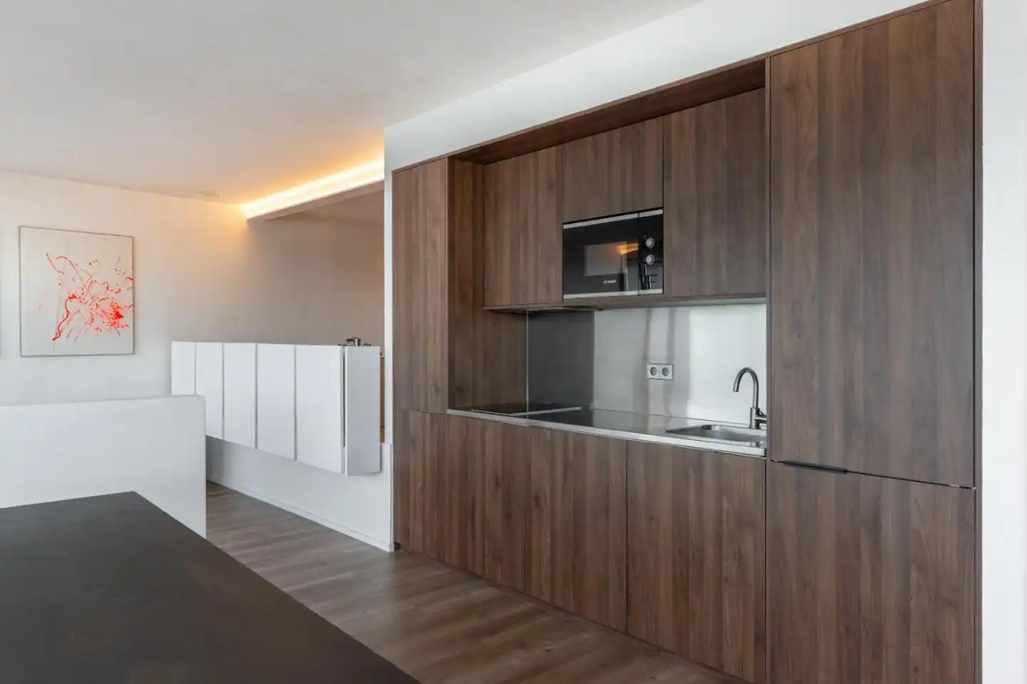Kitchen of Houses for sale in A Coruña Capital   with Air Conditioner, Storage room and Balcony