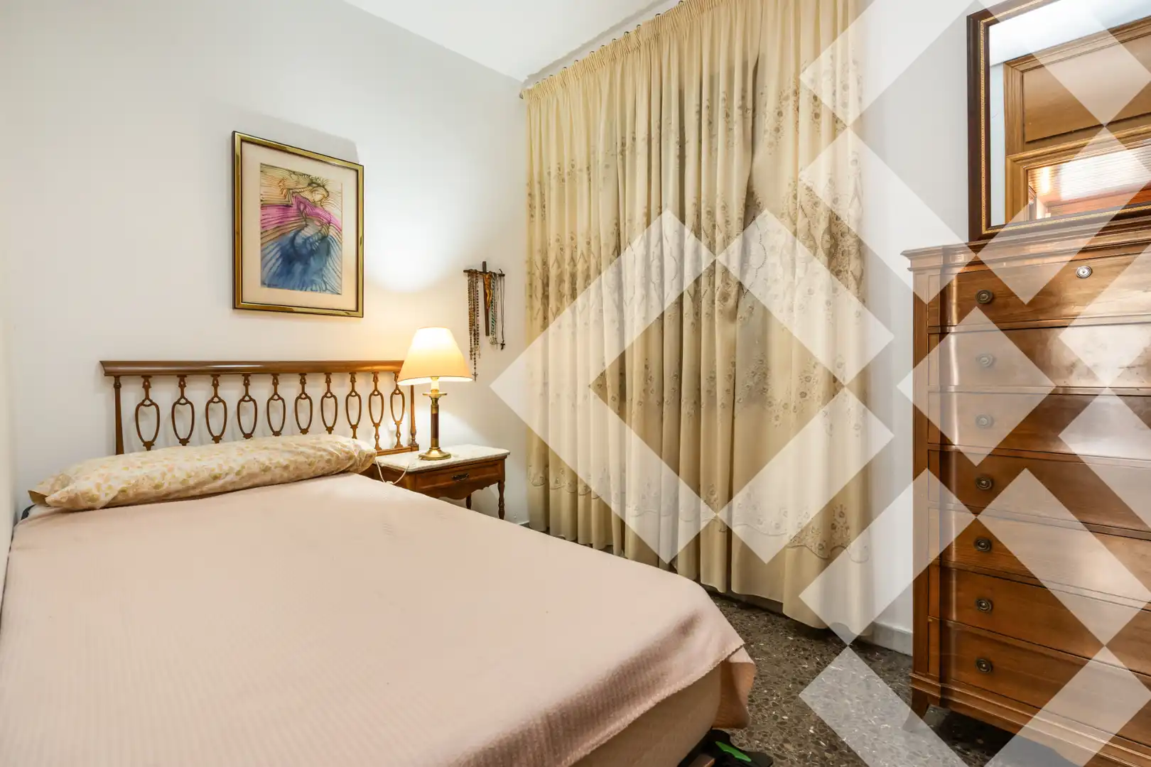 Bedroom of Flat for sale in Barcelona  with Air Conditioner, Terrace and Oven