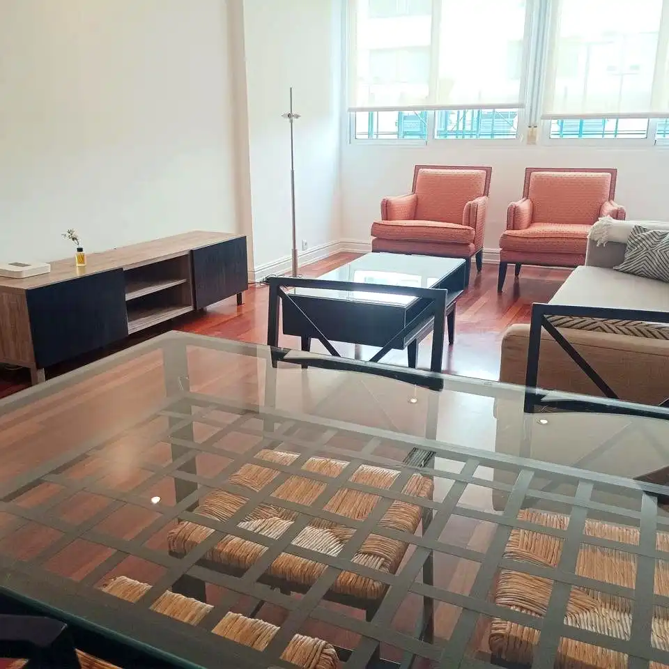 Wohnzimmer von Wohnungen zur Miete in Madrid mit Klimaanlage, Möbliert und Internet