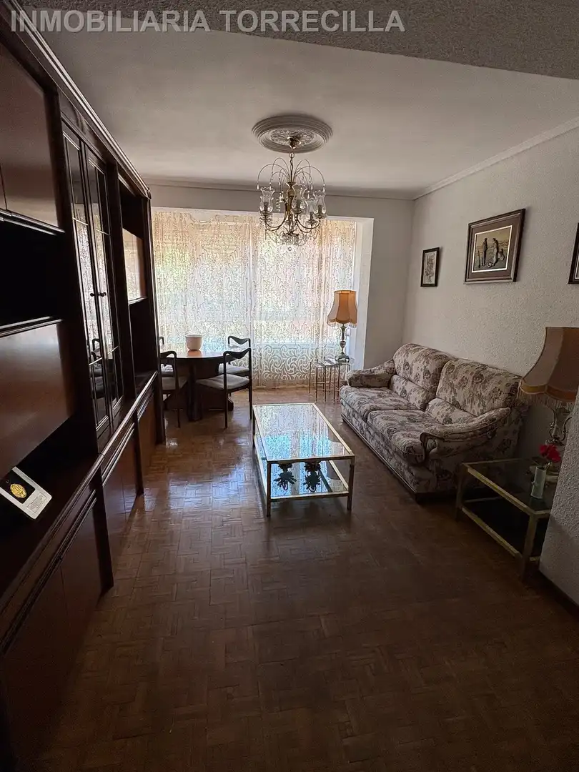 Sala d'estar de Pis en venda en Valladolid amb Calefacció, Parquet i Terrassa
