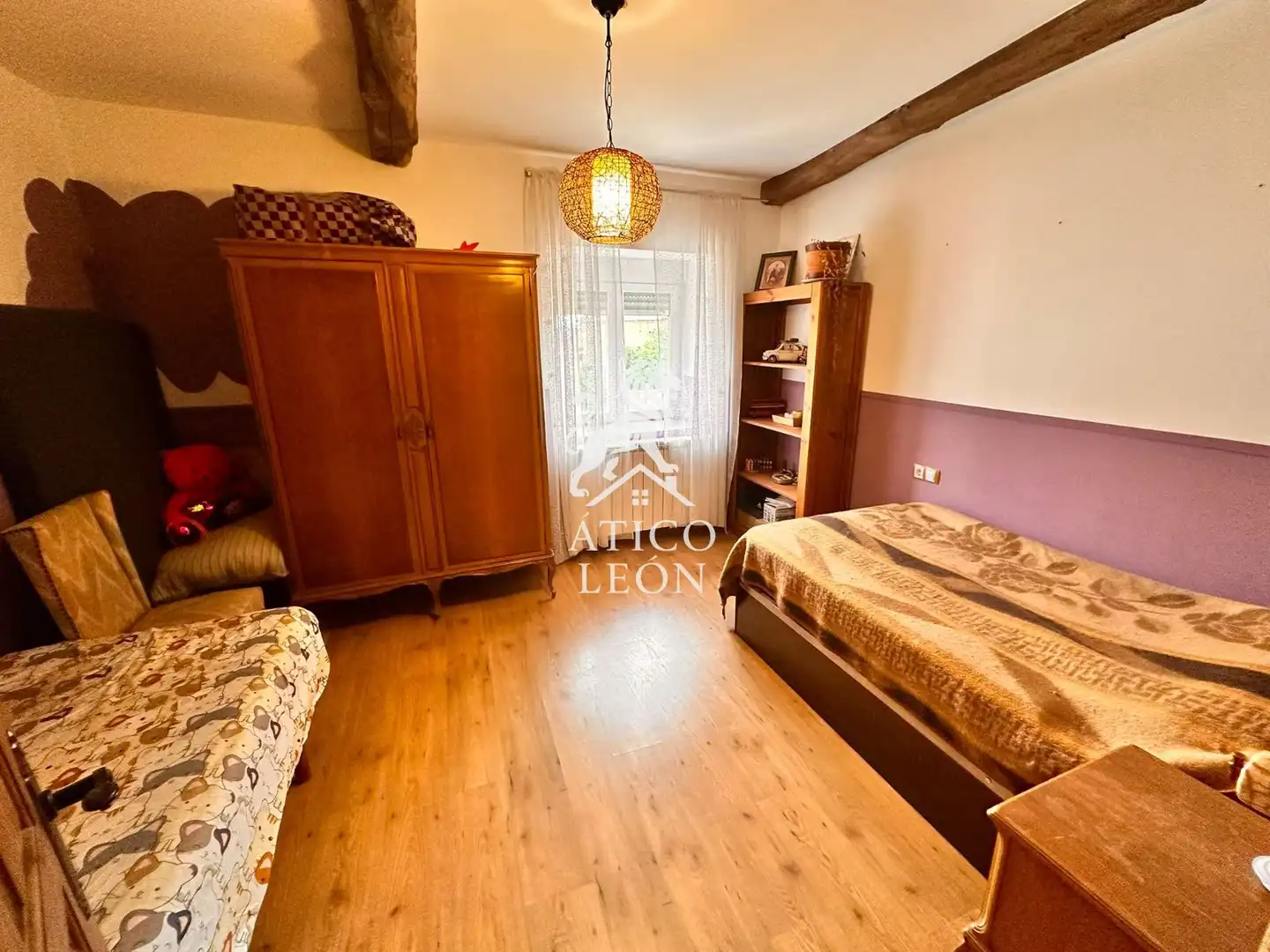 Bedroom of Houses for sale in Valdefresno  with Heating, Private garden and Storage room