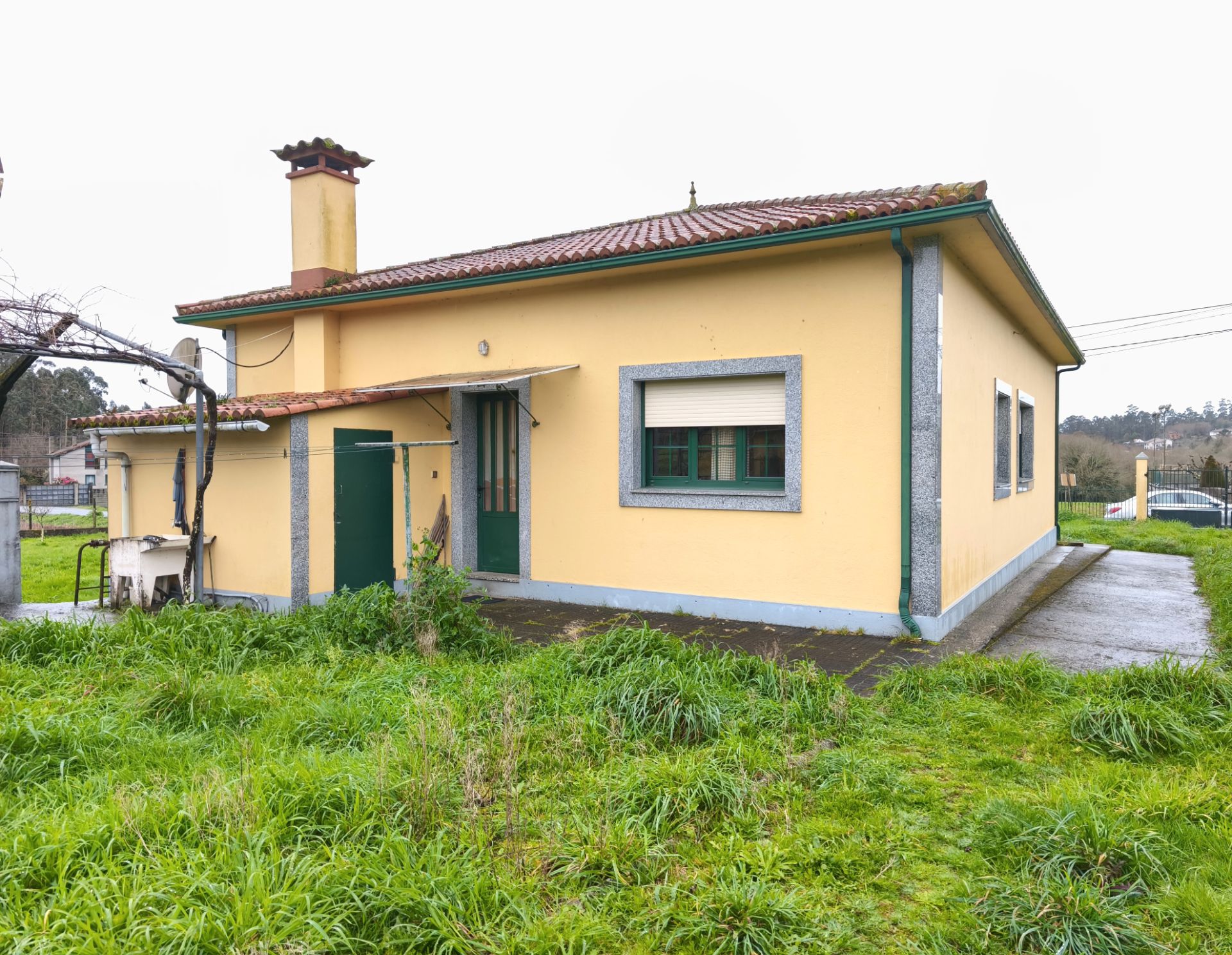 Vista exterior de Casa o chalet en venta en Santiago de Compostela  con Calefacción, Jardín privado y Terraza