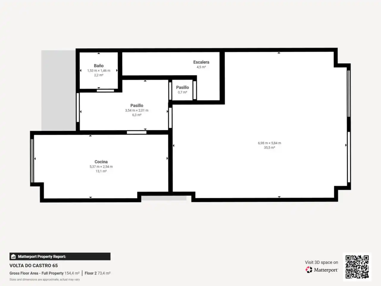 Casa adosada en venta en Calle Volta do Castro, Campus Sur - Santa Marta