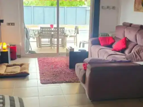 Sala d'estar de Casa o xalet en venda en Llagostera amb Aire condicionat, Piscina i Balcó