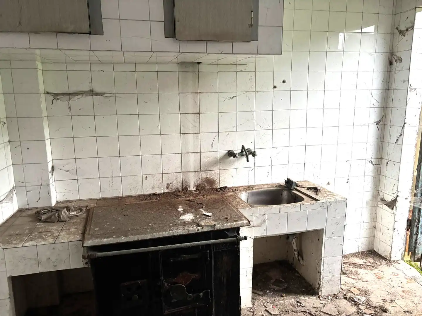 Cocina de Casa adosada en venta en Culleredo con Jardín privado