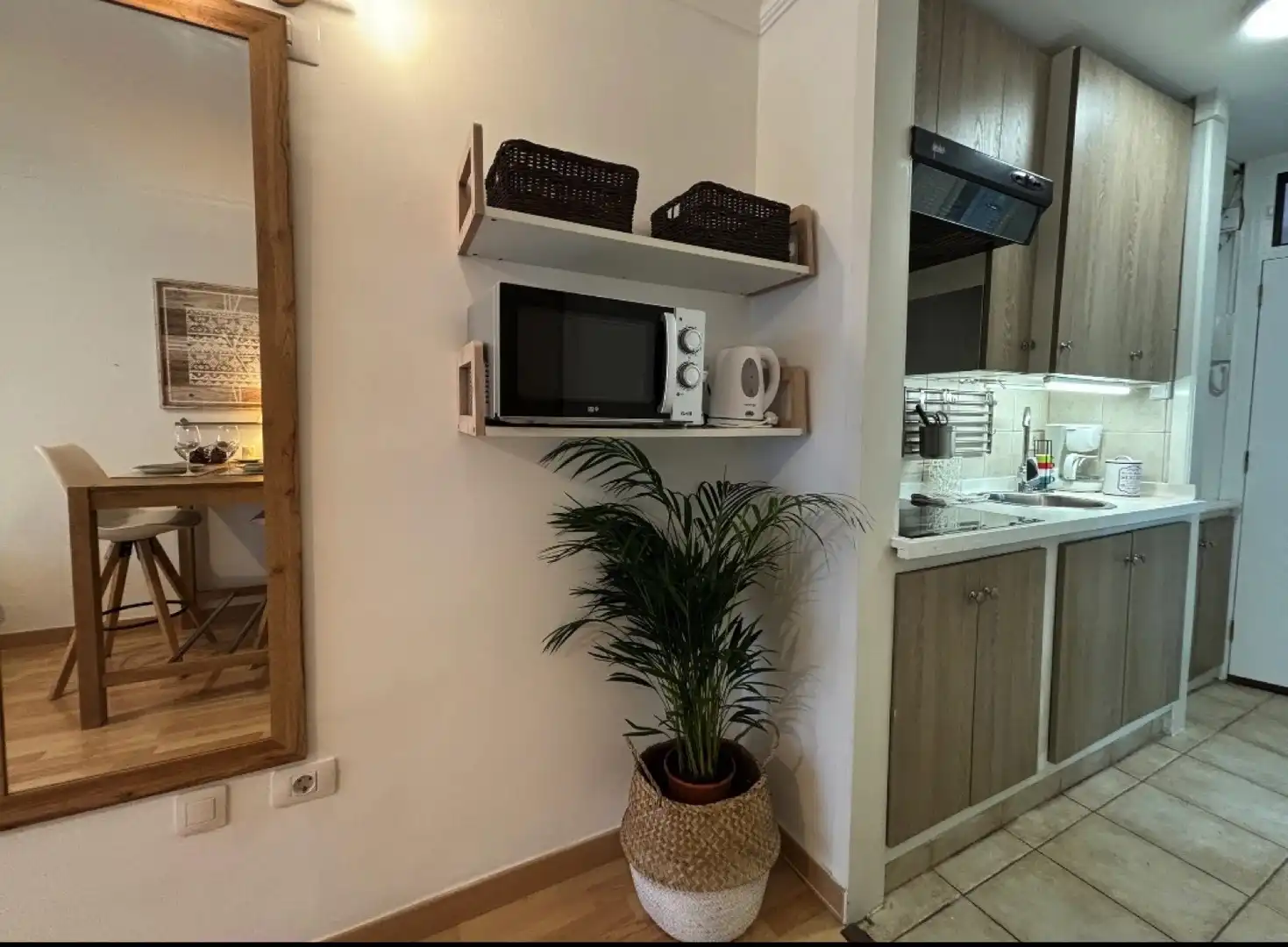 Cocina de Estudio en venta en Estepona con Aire acondicionado, Terraza y Amueblado