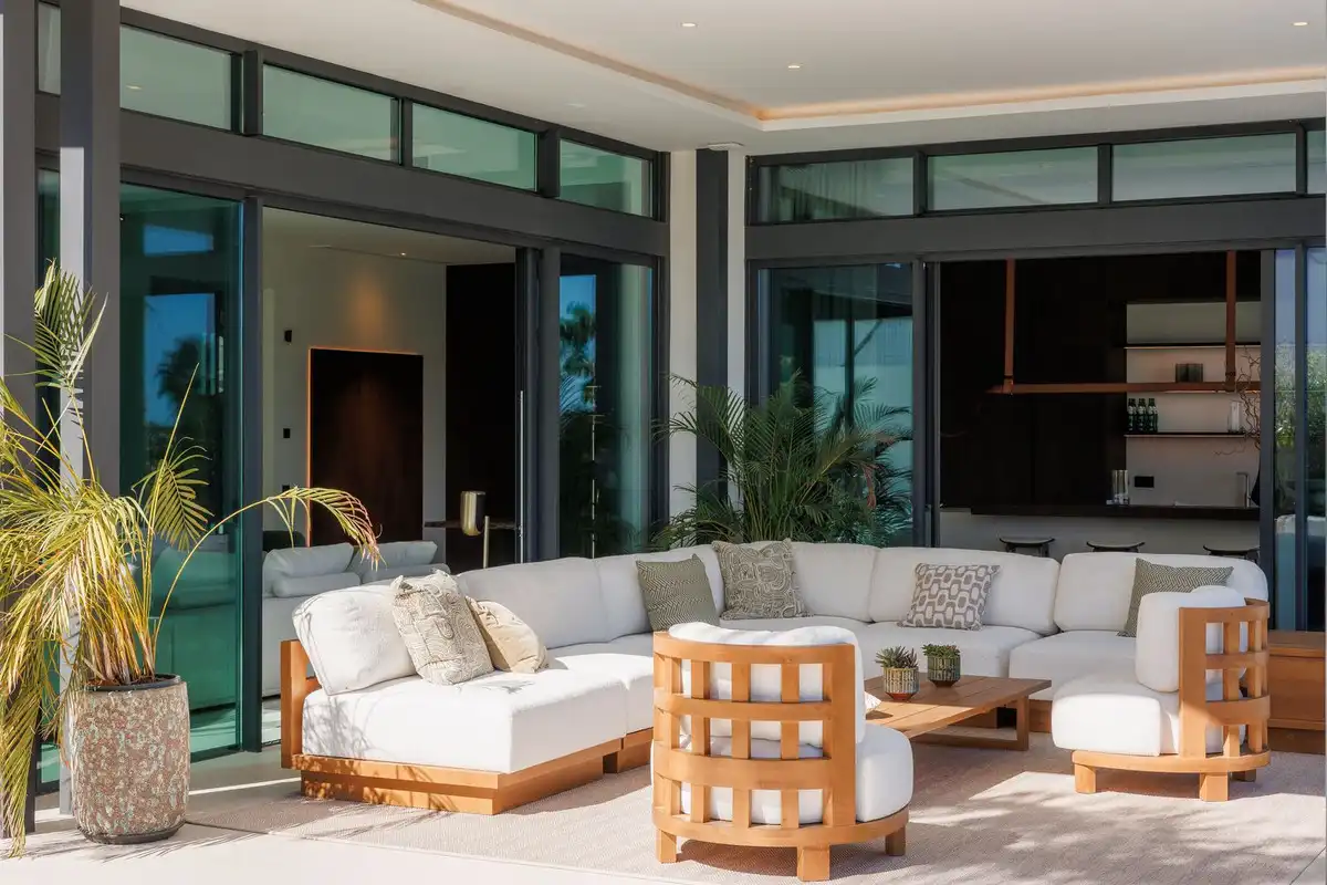 Terraza de Casa o chalet en venta en Marbella con Aire acondicionado, Jardín privado y Terraza
