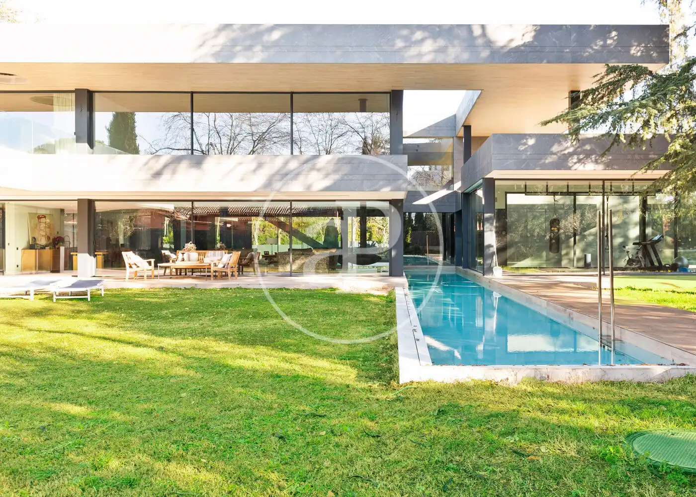 Garden of Houses for sale in Sant Cugat del Vallès  with Air Conditioner, Heating and Private garden
