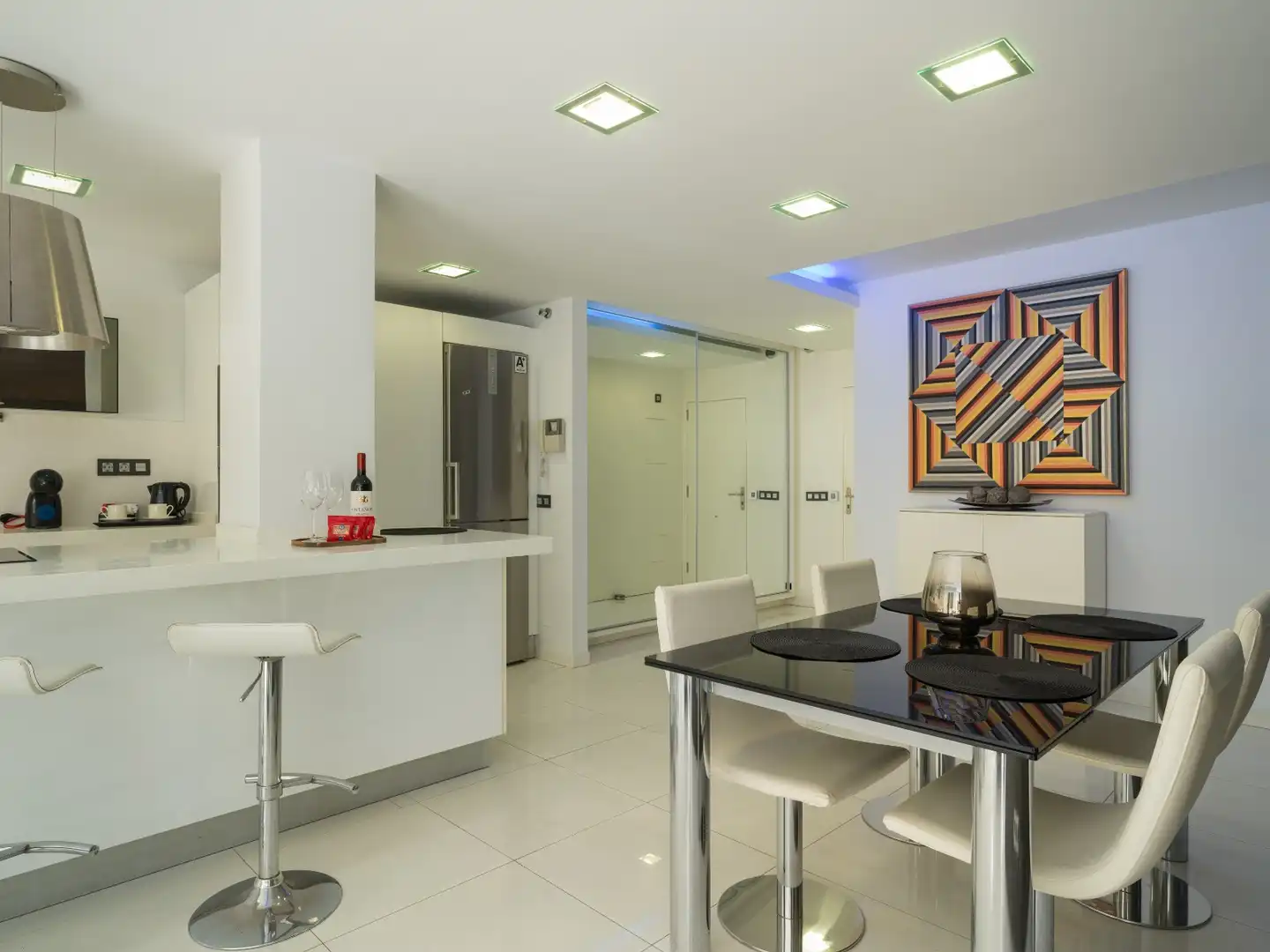 Kitchen of Flat for rent in Las Palmas de Gran Canaria  with Air Conditioner, Furnished and Oven