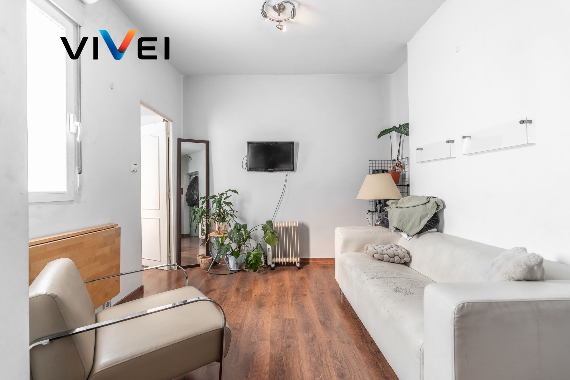 Sala d'estar de Pis en venda en  Madrid Capital amb Calefacció