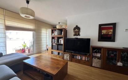 Living room of Flat for sale in Sant Quirze del Vallès  with Heating, Parquet flooring and Balcony