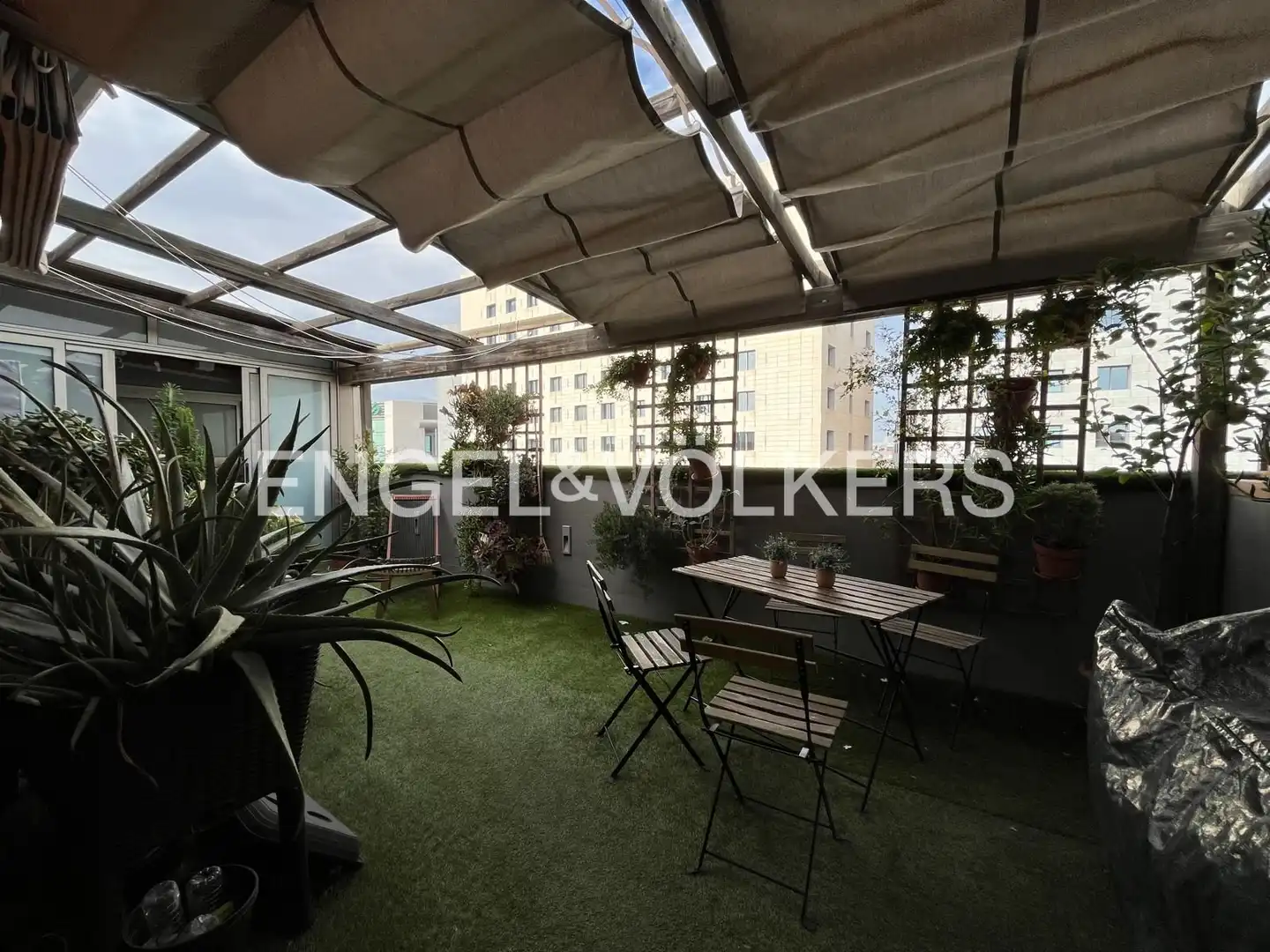 Terraza de Dúplex de alquiler en Valencia con Calefacción