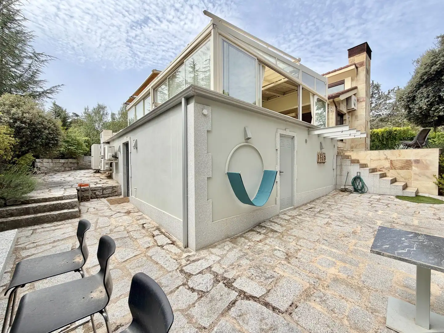 Vista exterior de Casa o xalet en venda en Galapagar amb Aire condicionat, Calefacció i Jardí privat