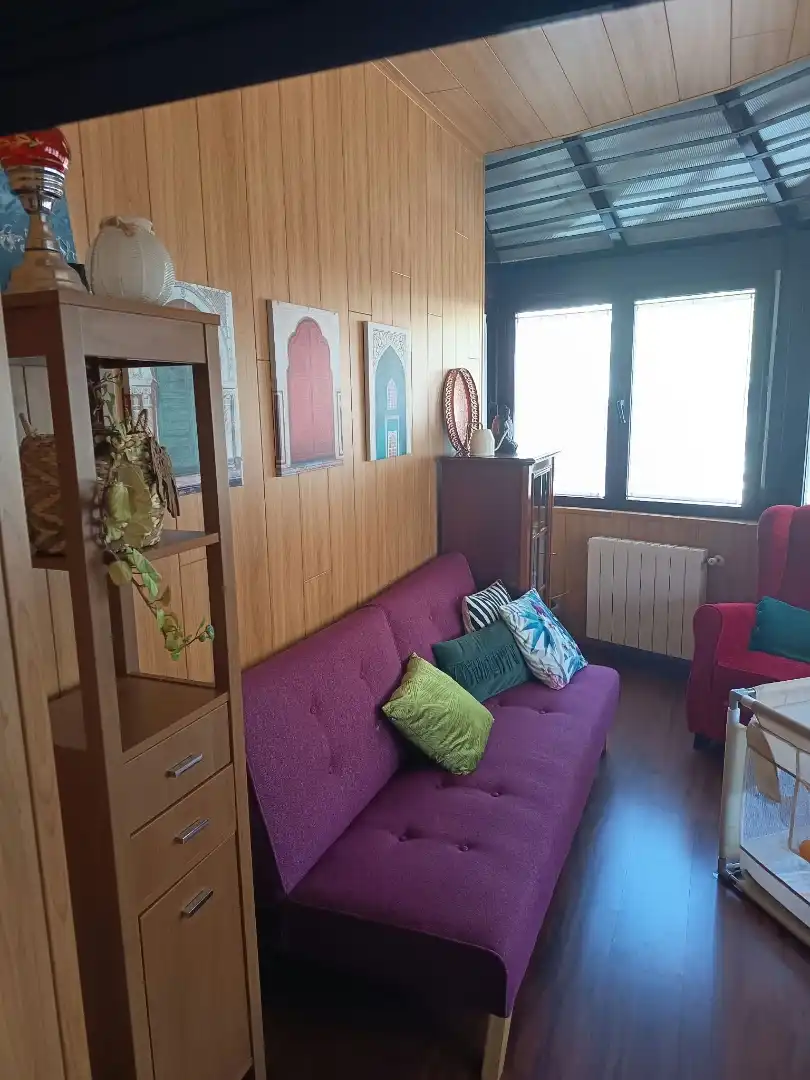 Sala de estar de Piso en venta en Ciudad Real con Jardín privado, Parquet y Piscina